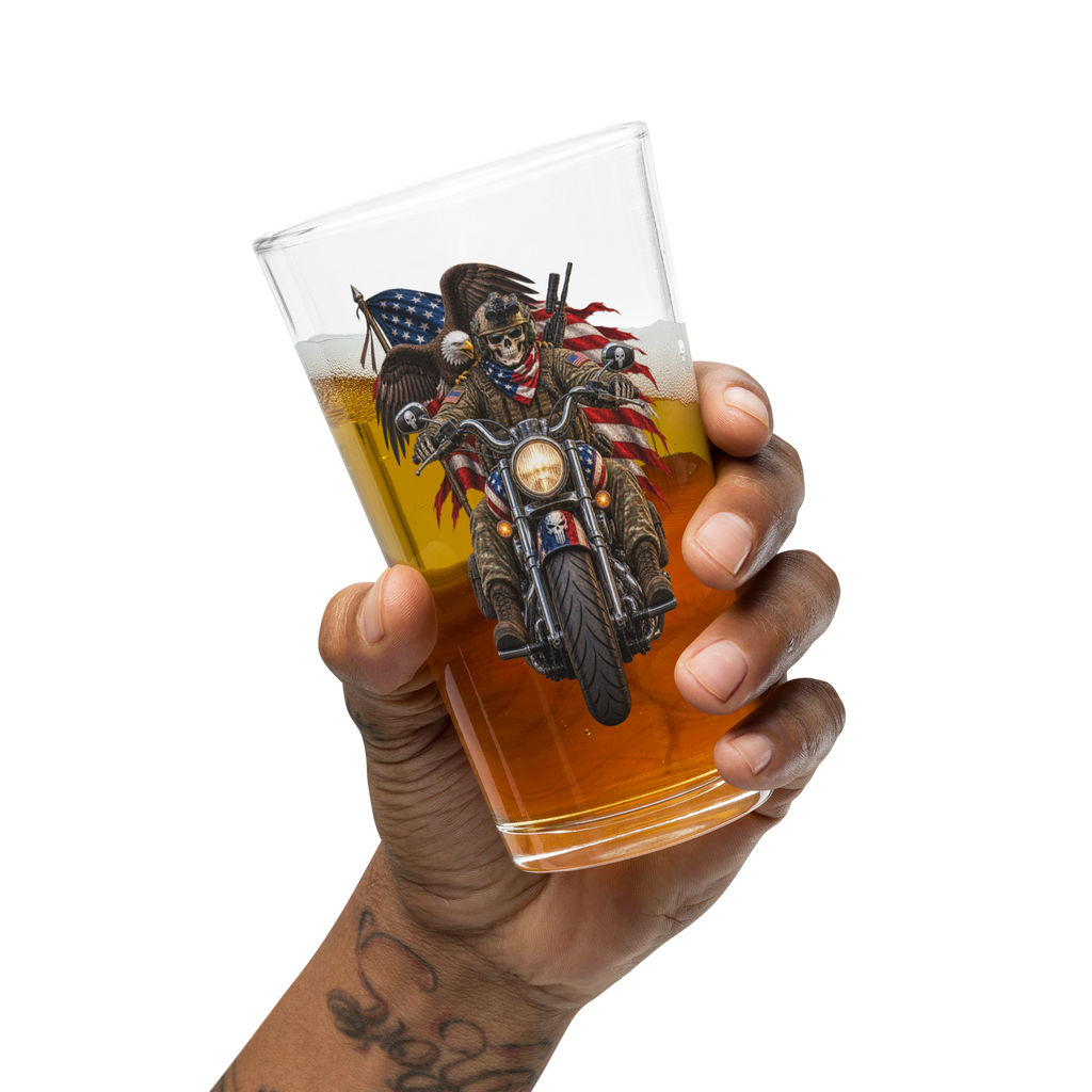 Freedom Rider Pint Glass