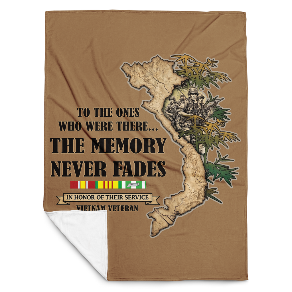 The Memory Never Fades Throw Blanket (60x80)