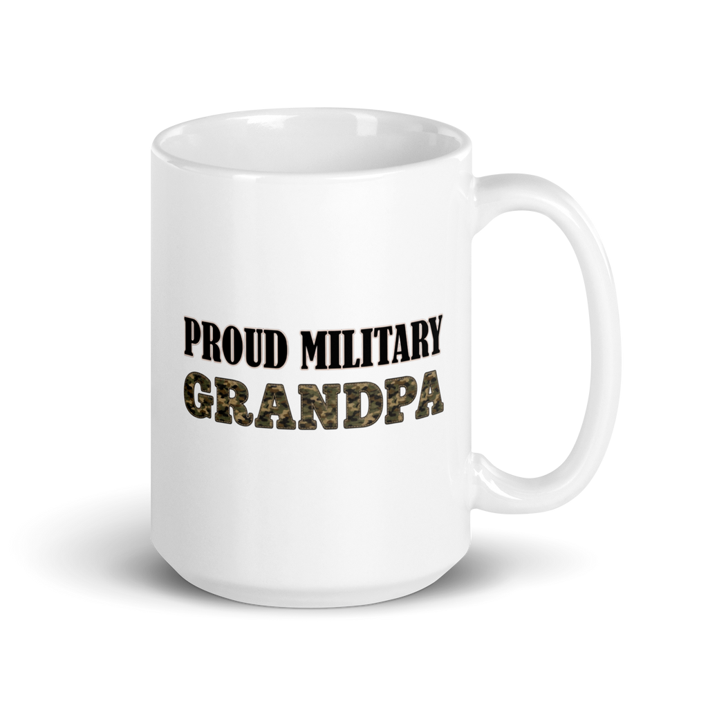 Proud Military Grandpa Mug